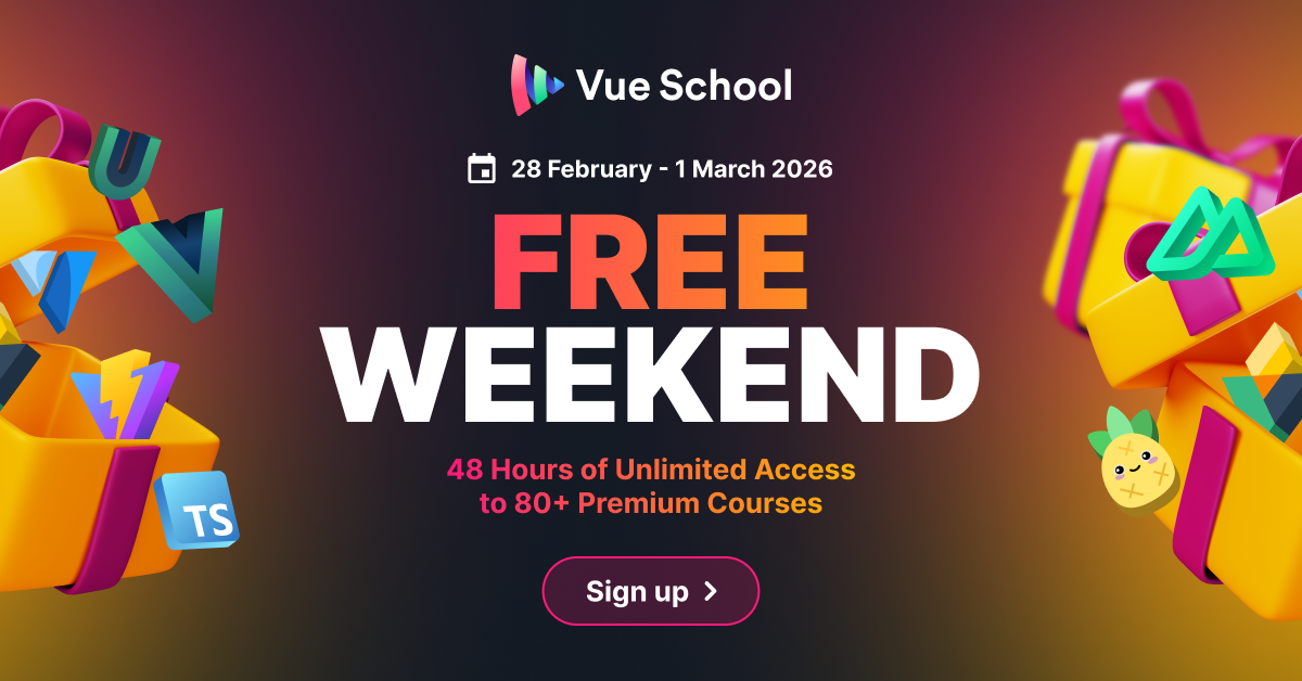 VueSchool Free Weekend